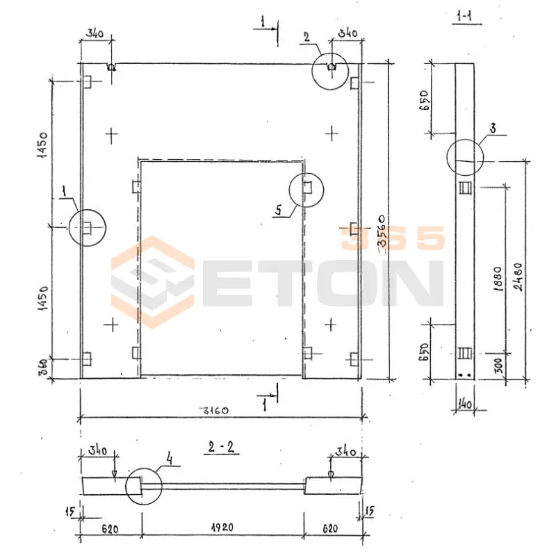 Диафрагмы жесткости плоские серия 1.020-1/87 ( 1.020.1-7, 1.020-1/83, ИИ 04-1, 1.020.1-3пв ) ДП 32-36