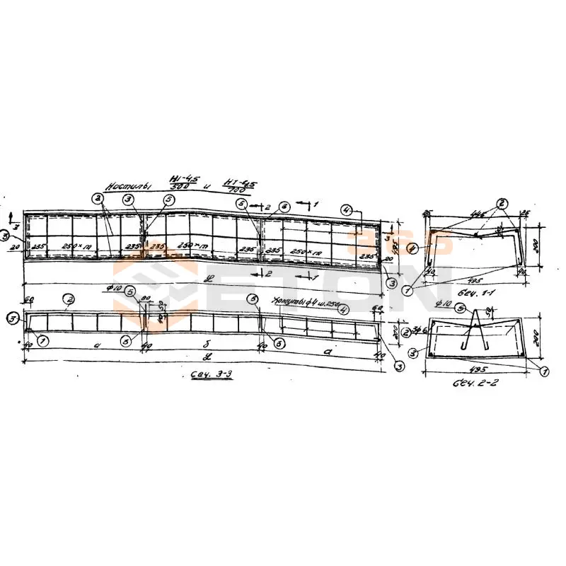 Настил коробчатый Серия В 86 Н 1-4,5-700 (В 86)