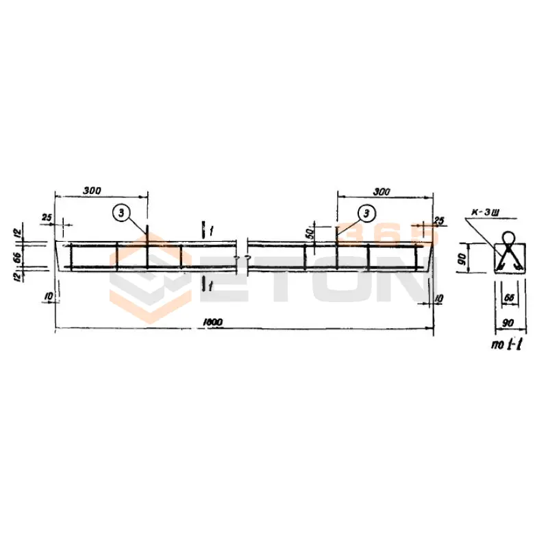 Перемычки Серия ИИ 01-02 ША 4 (ИИ 01-02)