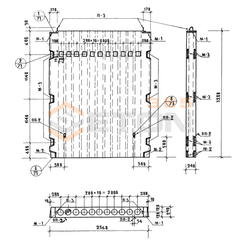 Блоки вентиляционные Серия ИИ 04-16 ВБС 26-33 (ИИ 04-16)