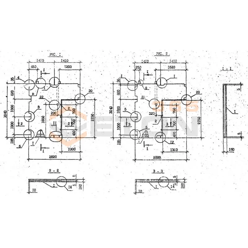 Панели внутренних стен Серия 1.090.1-2с ПВГ 28-30-13-1 тс9 (1.090.1-2с)