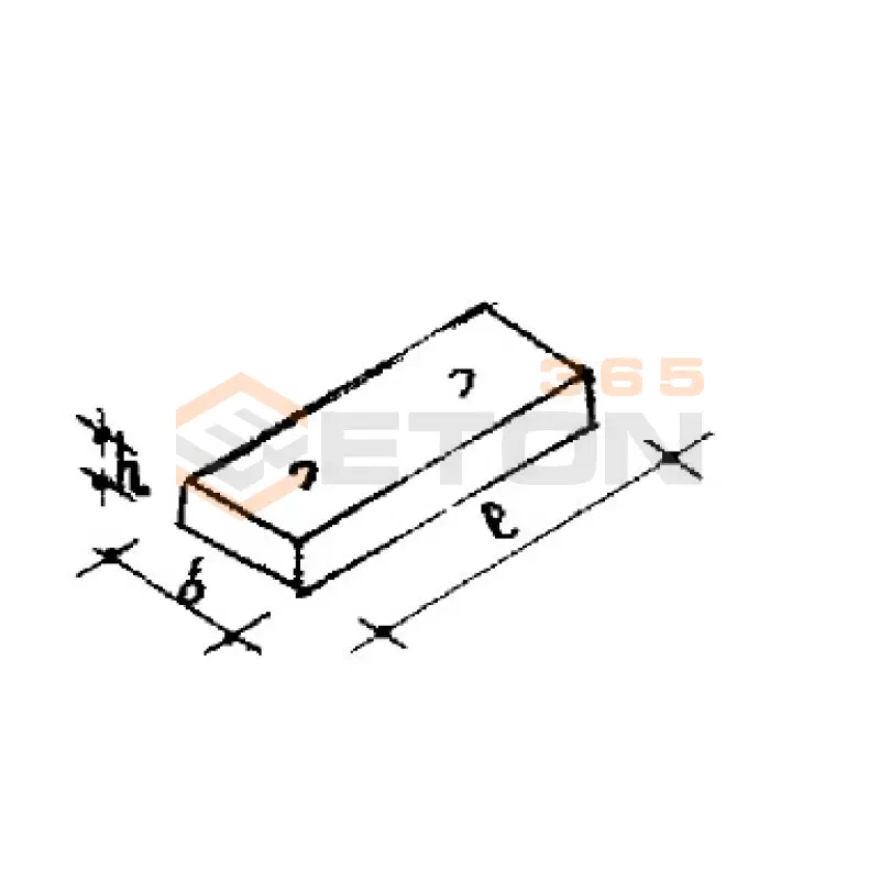 Блоки ленточных фундаментов Серия ИИ 01-02 ФБ 8 (ИИ 01-02)