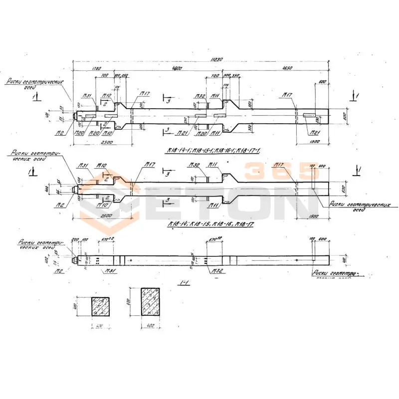 Колонны Серия ИИ 22-2/70 ИК 18-1-1