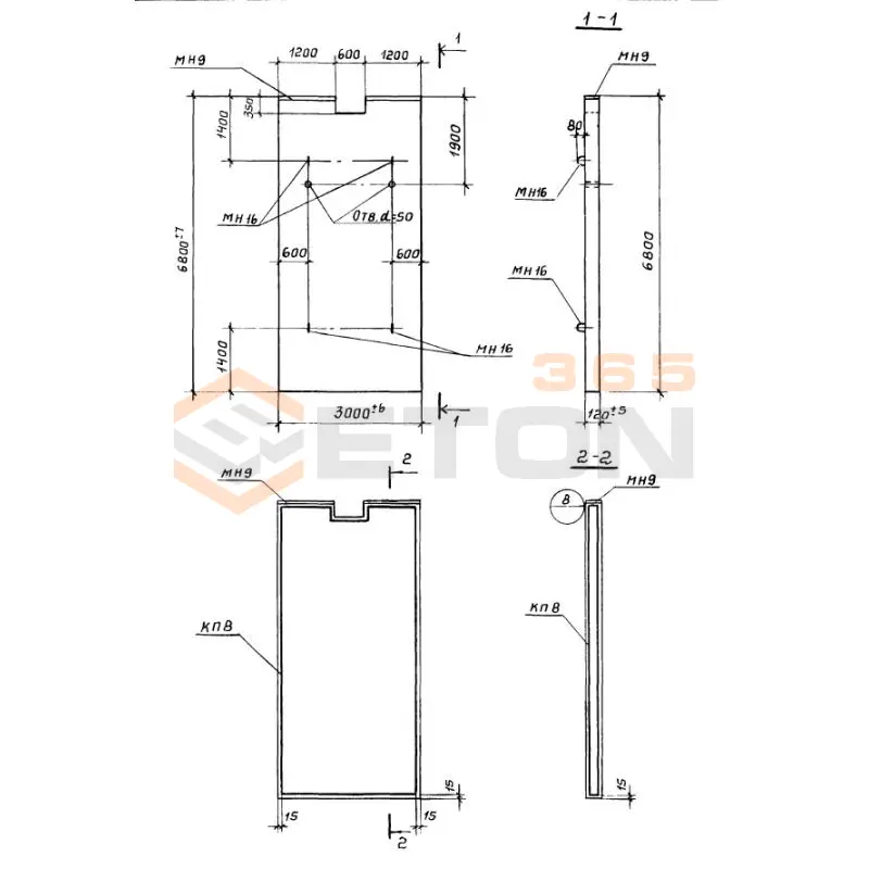 Панели ТП 901-6-61 ПНК 1 (ТП 901-6-61)