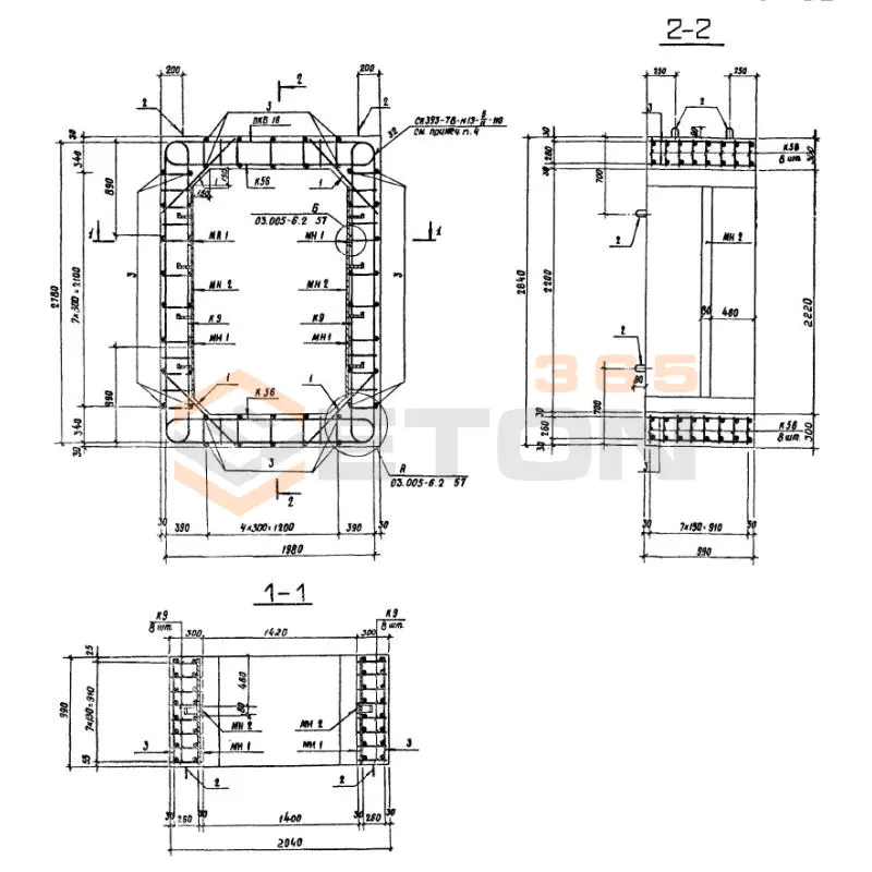 Блоки Серия 03.005-6 БВТ II 1,4-2,2