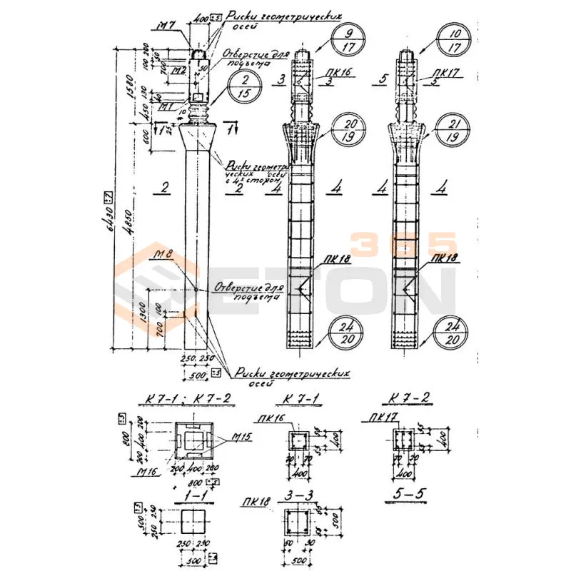 Колонны Серия 1.420-4 К 7-1