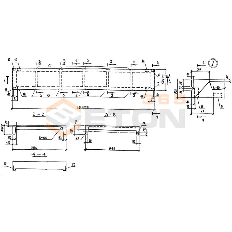 Панели стеновые Серия 1.432.1-20 ПСН 120-18-2 AIVт-4 (1.432.1-20)