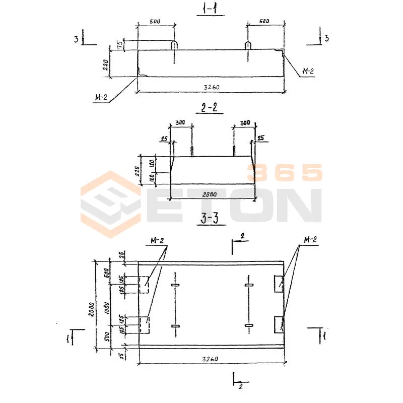 Плиты Серия 3.903 КЛ-13 П 33-21