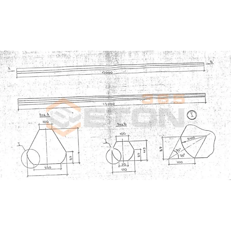 Опоры наружного освещения шестигранного сечения Шифр 100/2 вып. 1 ч.2 1СНВ 10-12 АIIIв