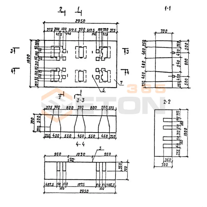 Насадки промежуточных опор ТПР 709-09-29.84 НП 1 (ТПР 709-09-29.84)