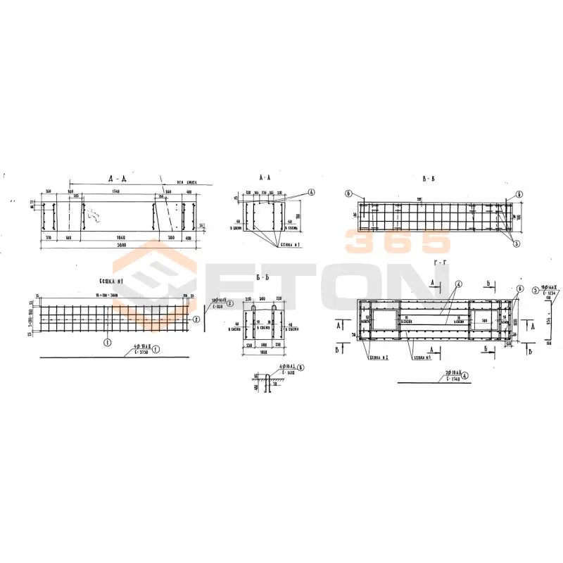 Подколонники Серия 3.503-23 ПК 380