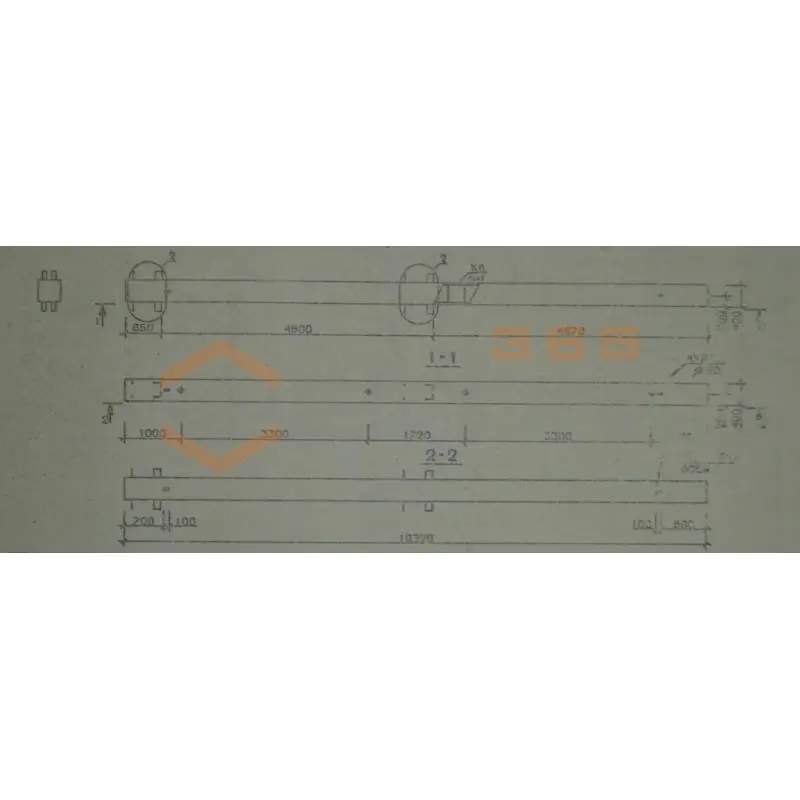 Колонны для зданий с высотой этажей 4,8 (6,0) и 3,6 (4,8) м серия 1.020-1/87 ( 1.020.1-7, 1.020-1/83, ИИ 04-1, 1.020.1-3пв ) 2КБД 4-48-4,3