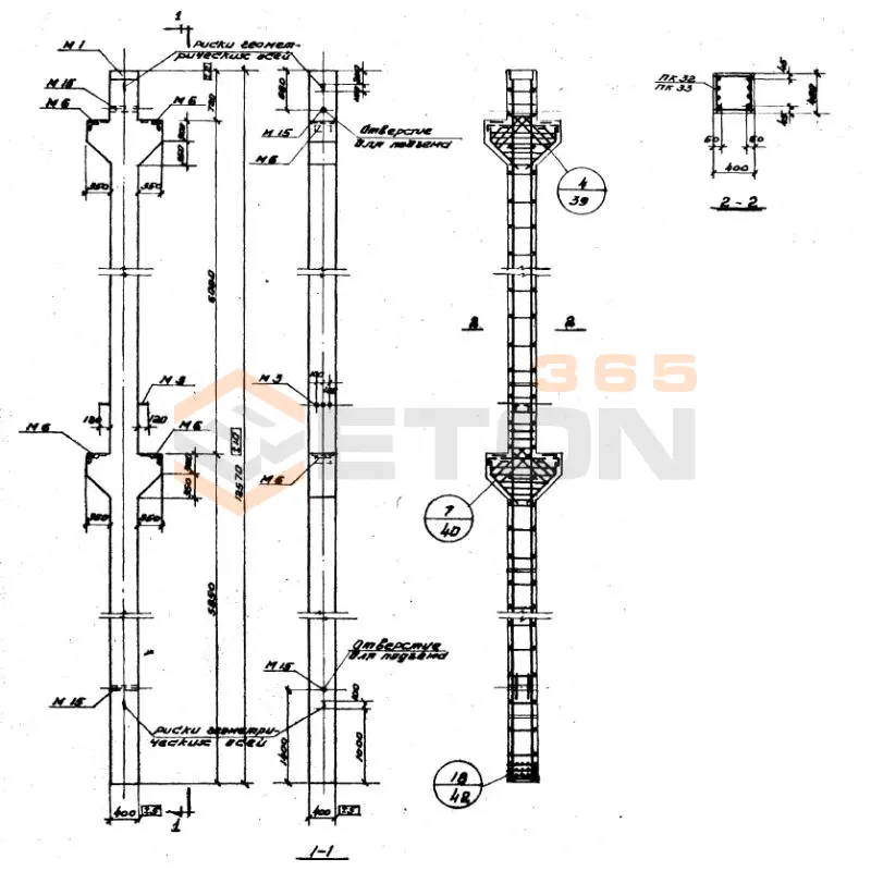 Колонны Серия ИИ 22-3 К 38-2 (ИИ 22-3)