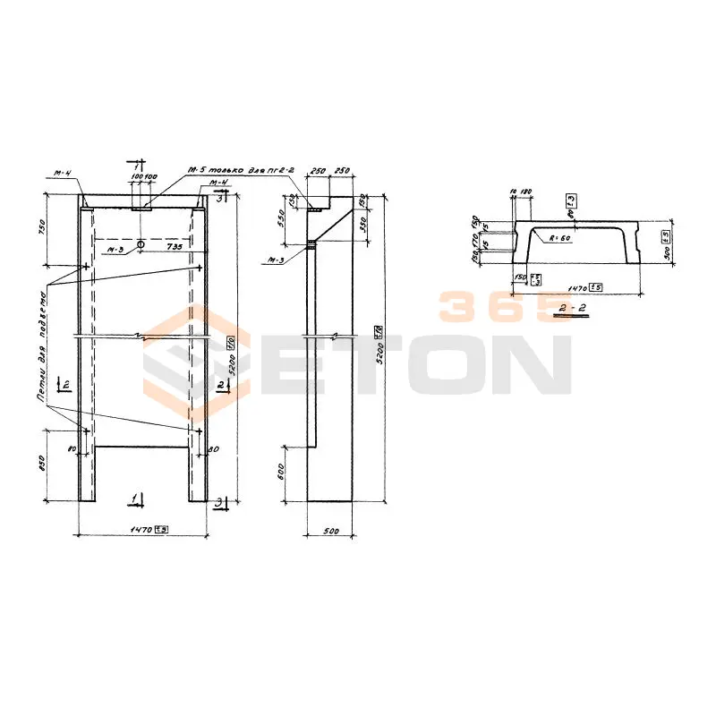 Панели стеновые Серия ИС 01-19 ПГ 2-2