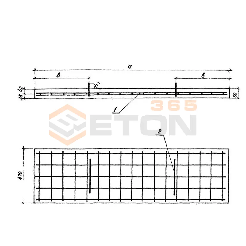 Плиты тротуарные Серия 3.501.1-146 П 4