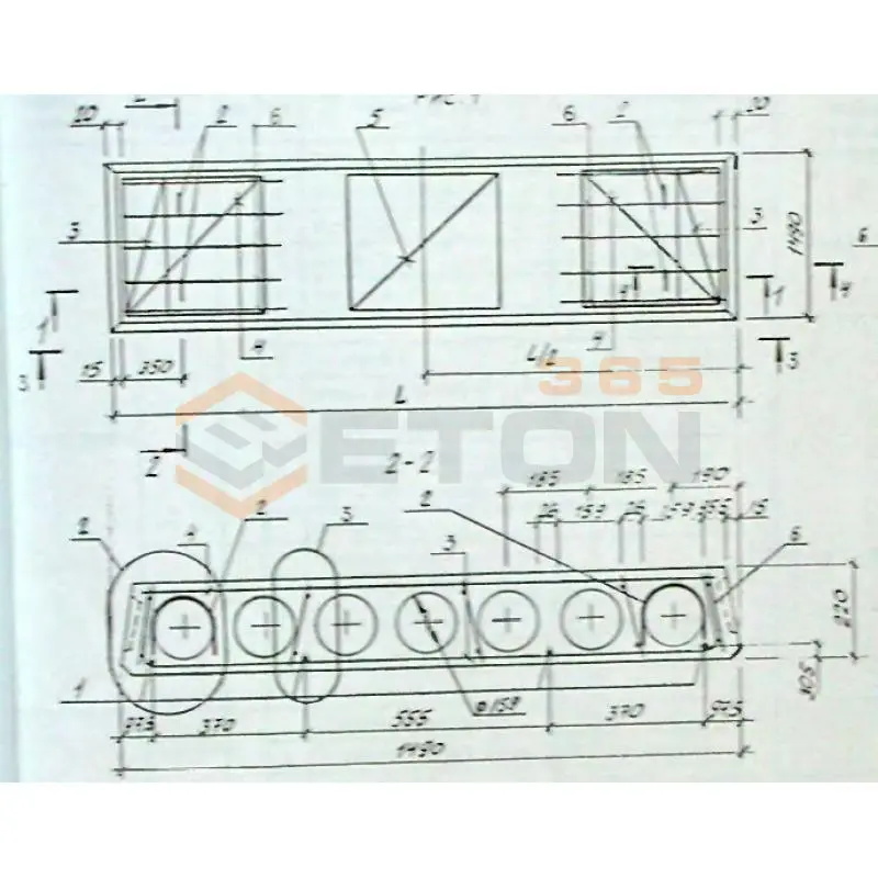 Плиты многопустотные Серия Б1.041.1-1.2000 ПК 90-15-6 Ат800а (Б1.041.1-1.2000)