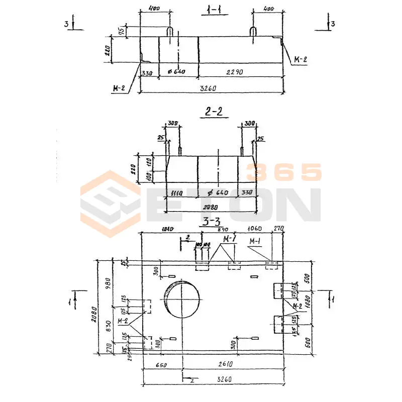 Плиты Серия 3.903 КЛ-13 П 33-21 д