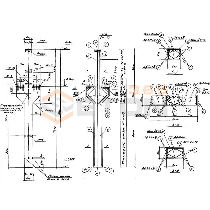 Колонны Серия КЭ 01-49 КП 5-46