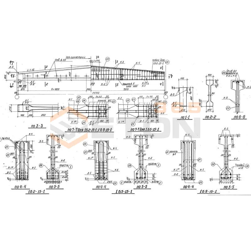 Балки Серия ПК 01-06 1Б 9-15-1