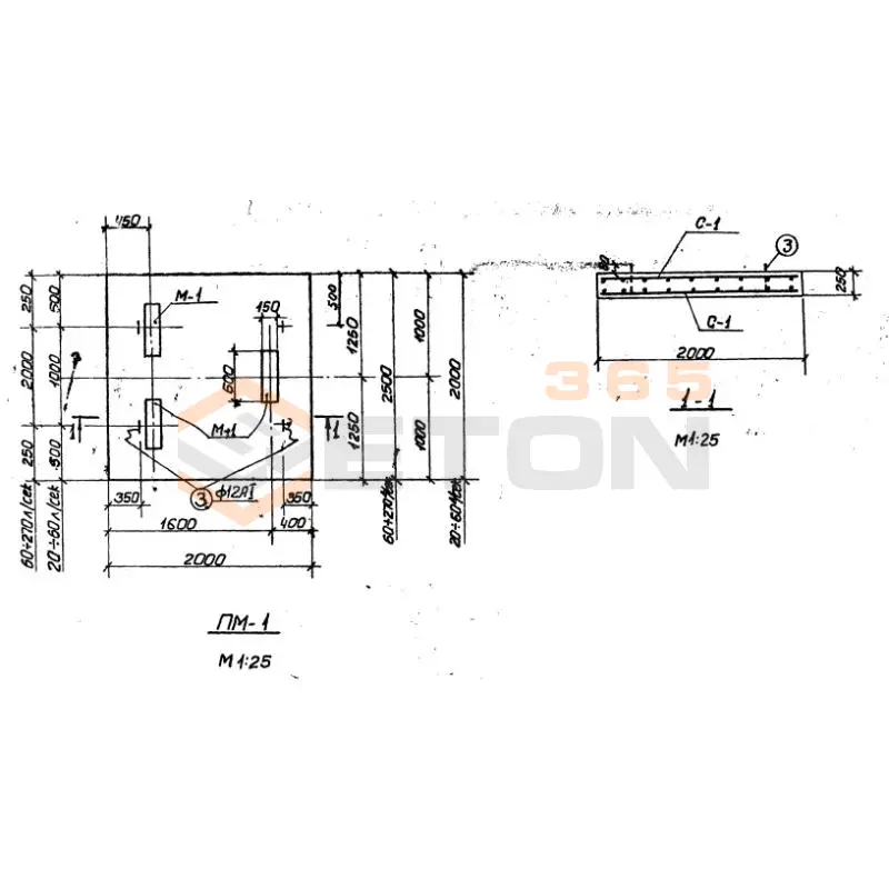 Плиты ТП 901-1-5/73 ПМ 1 (ТП 901-1-5/73)