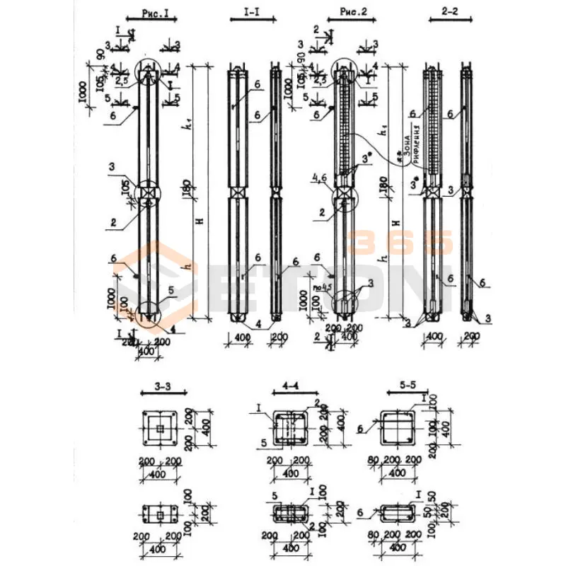 Колонны Серия КУБ 2,5 4,2КВ 2,30-22 с