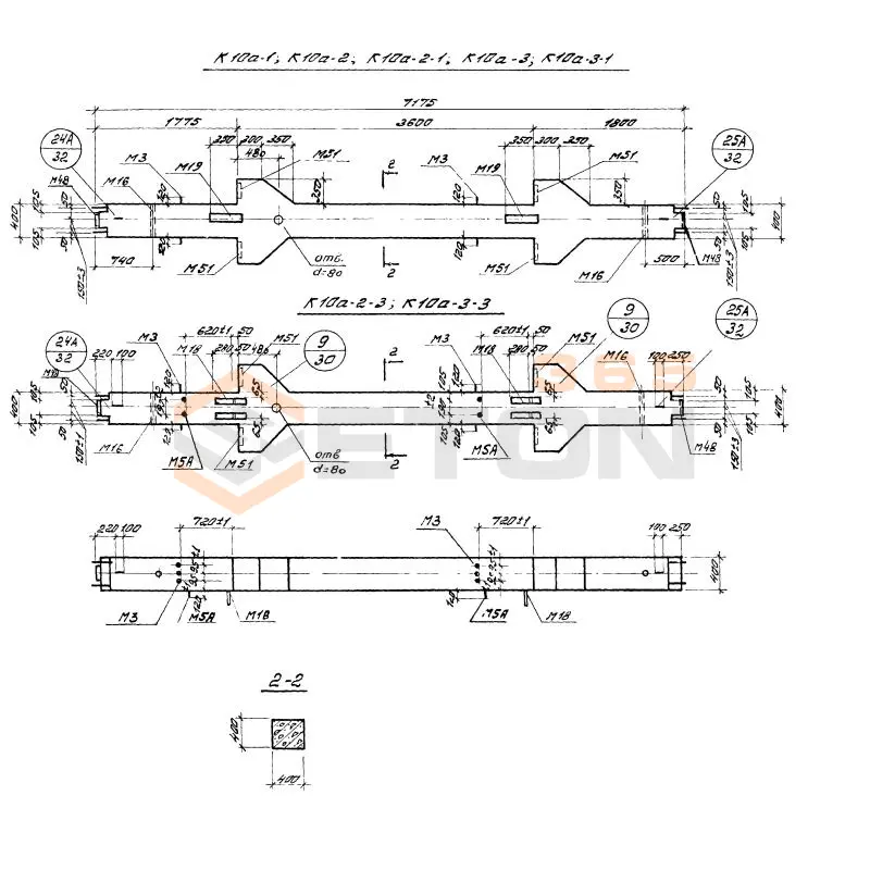 Колонны Серия ИИ 22-1 К 10-2-1 (ИИ 22-1)