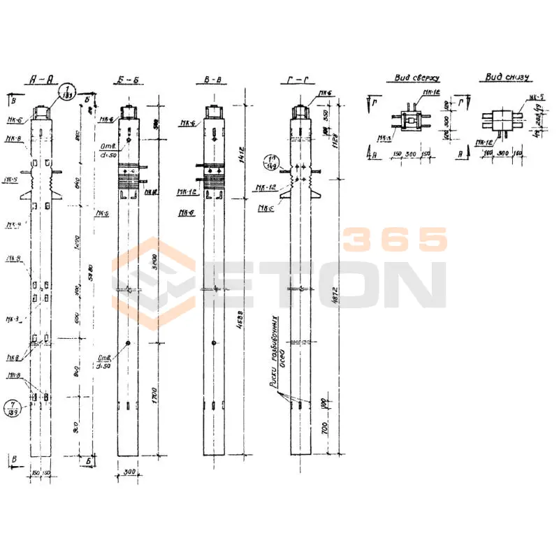 Колонны Серия ИИС 04-2 СКВ 1-20-60-3 а (ИИС 04-2)