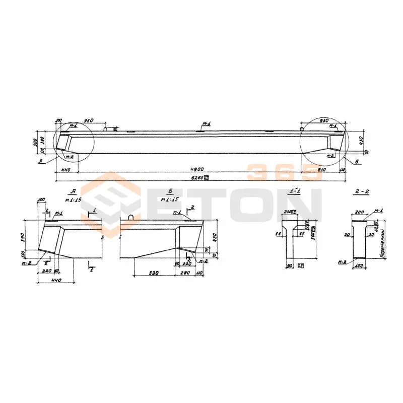 Балки Серия 1.862-2 БС 6-3 (1.862-2)