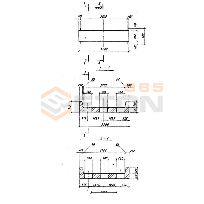 Блоки растверка Серия 3.503.1-95 Т 1