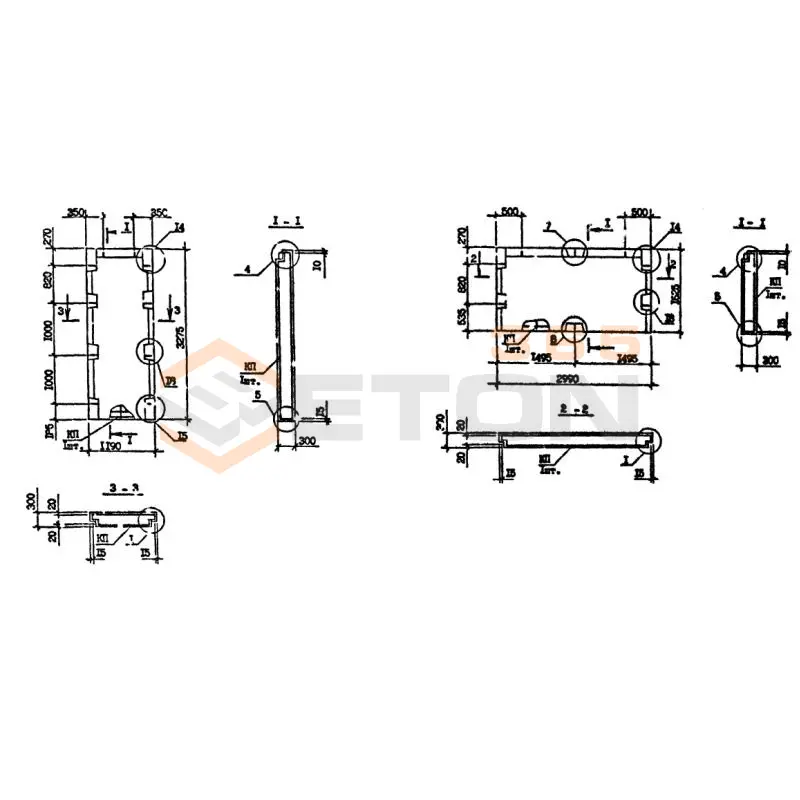 Панели наружных стен Серия 1.090.1-7с ПС 30-16-3 пс9 (1.090.1-7с)