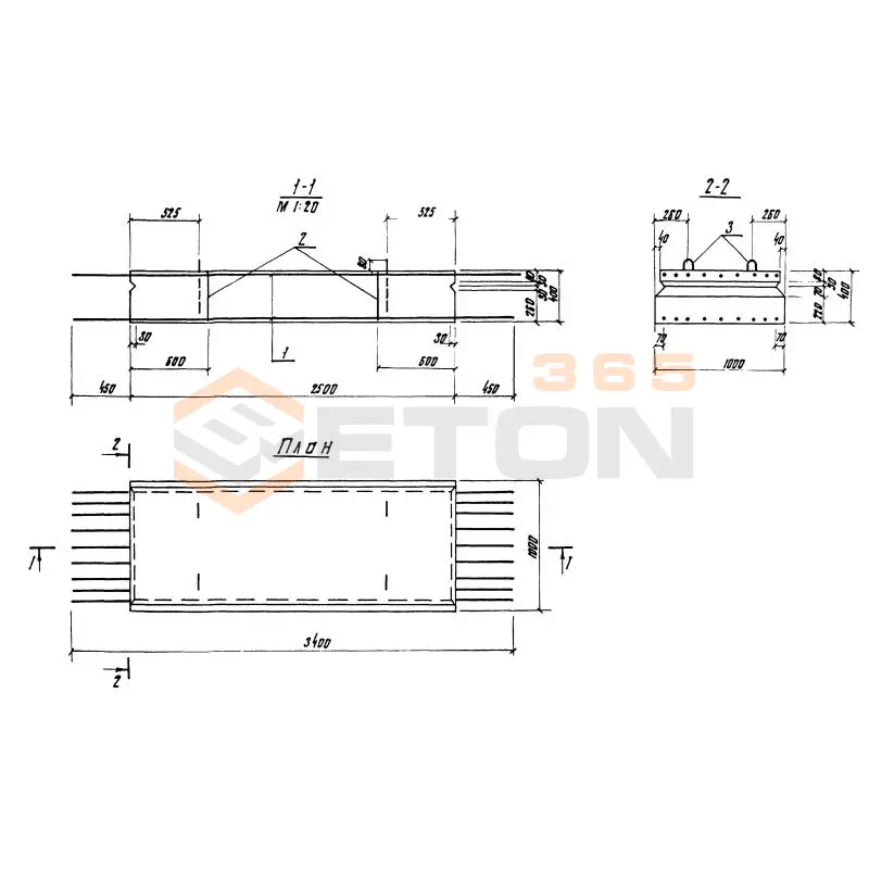 Блоки флютбетные Серия 3.820.1-29 ФБ 2 (3.820.1-29)