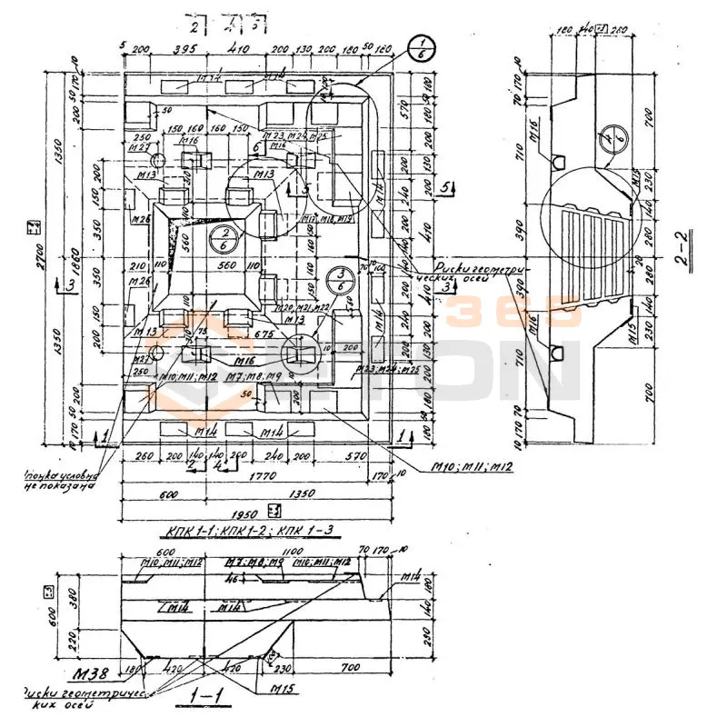 Капители Серия 1.420-4 КПК 1-3
