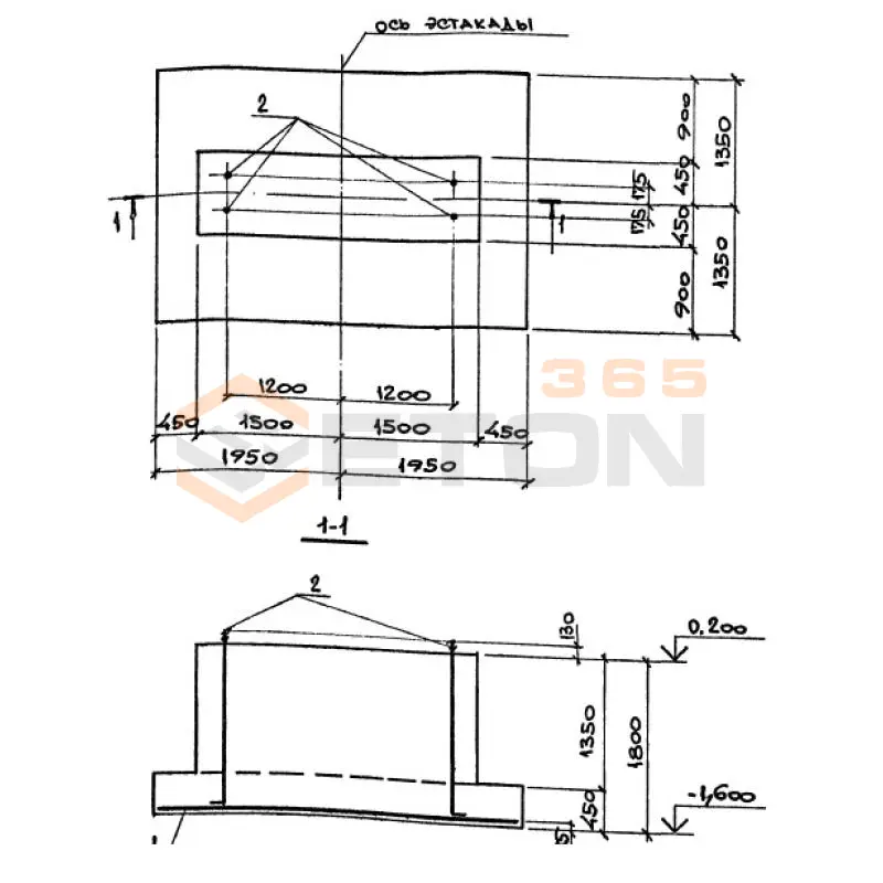 Фундаменты Серия 3.015.2-15 ФМ 3 (3.015.2-15)