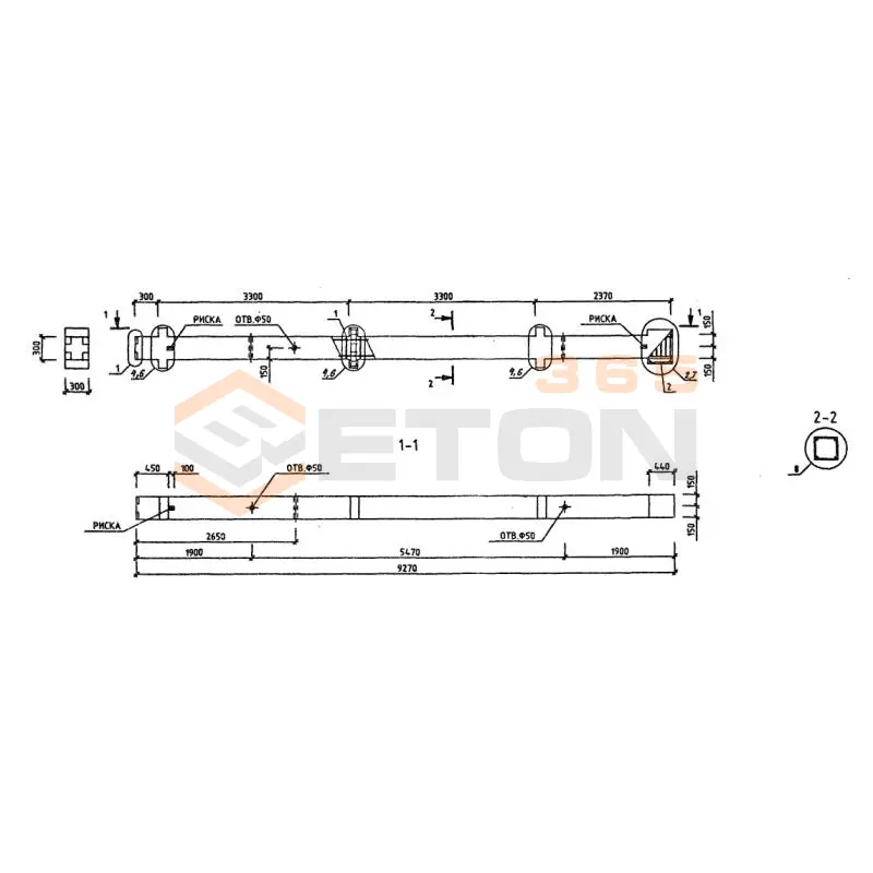 Колонны Серия 1.220.1-3м КД3Т 3-33-25,2 (1.220.1-3м)