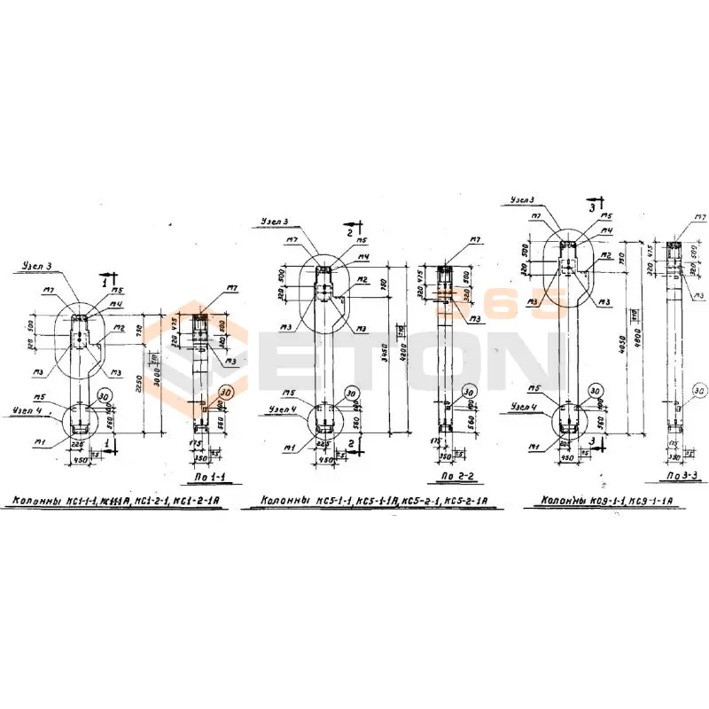 Колонны Серия ИИС 62 КС 5-1-1 (ИИС 62)