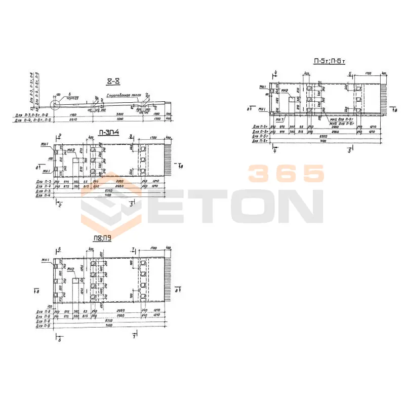 Плиты проезжей части Серия 3.503.3-56 П 8