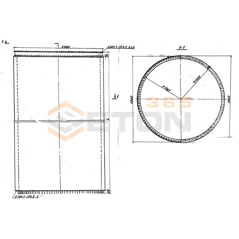 Сваи-оболочки Серия 3.501.1-124 СОМ 6-300-2 б