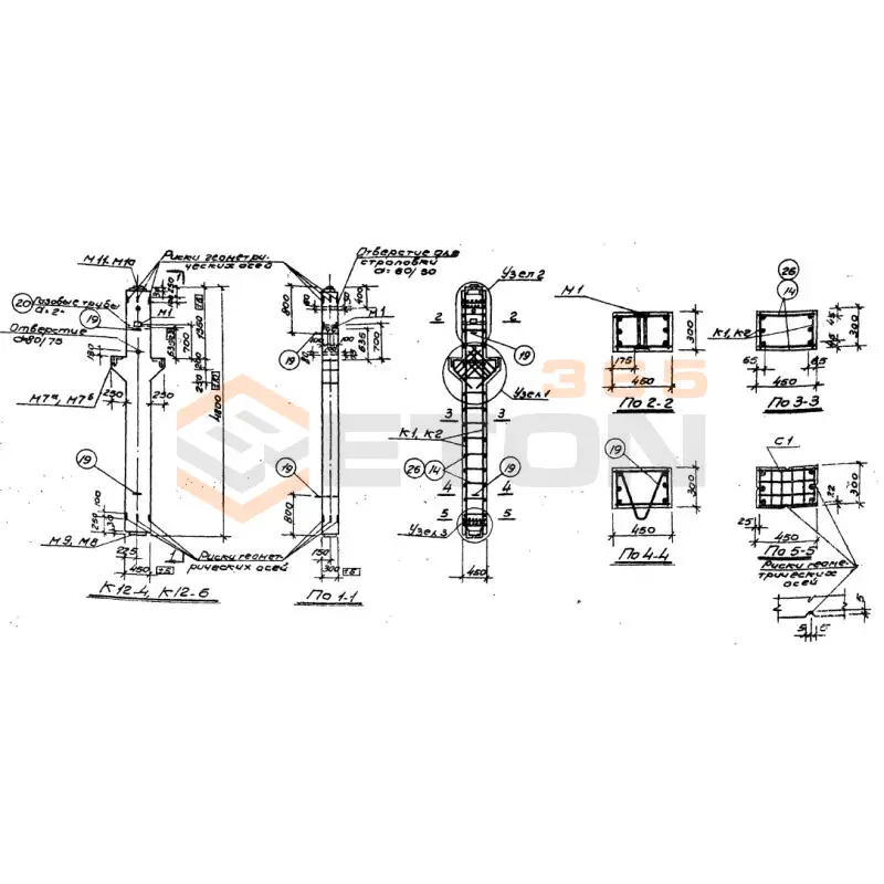 Колонны Серия ИИ 62 К 12-6 (ИИ 62)