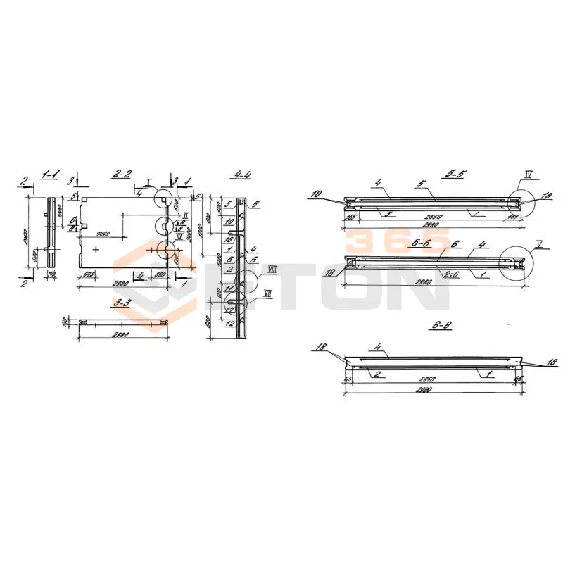 Панели стеновые плоские Серия 3.900.1-10 ПС 2-24 кн у