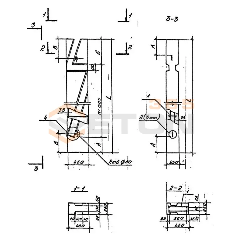 Стойки Серия 3.019.1-2 СЭ 2-68-1