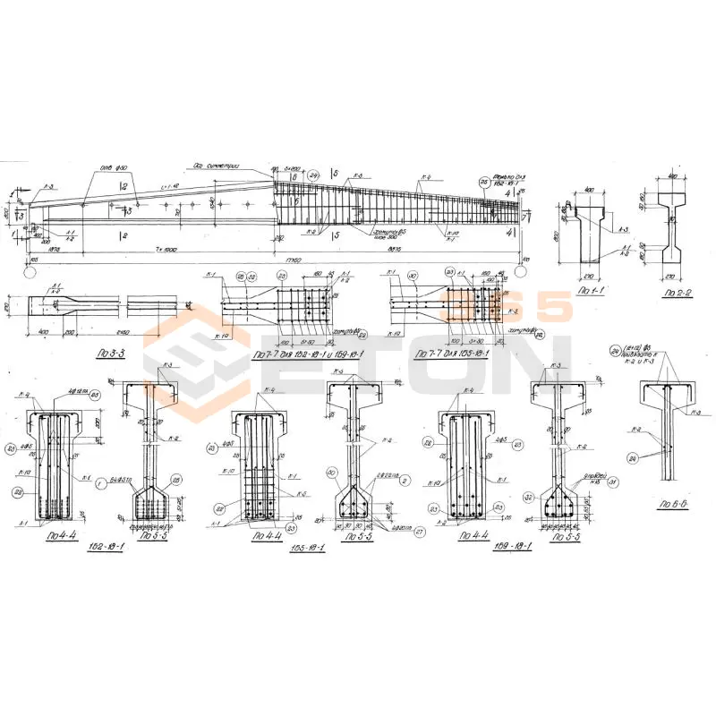 Балки Серия ПК 01-06 1Б 9-18-1
