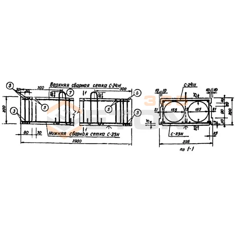 Панели с круглыми пустотами Серия ИИ 01-02 НБ 6 (ИИ 01-02)