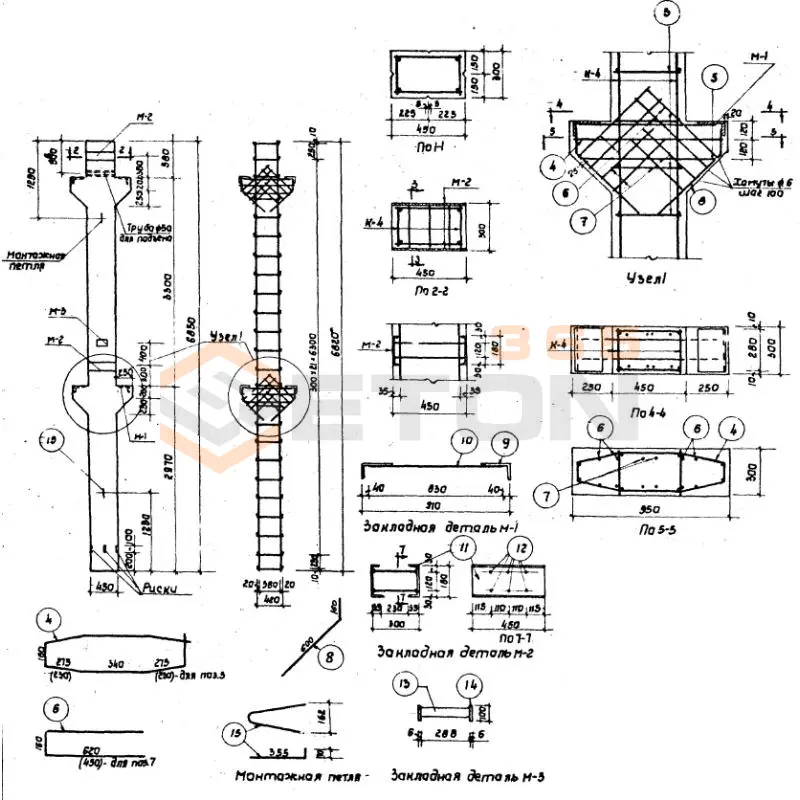 Колонны Серия ИИ 41 КБ 4 (ИИ 41)