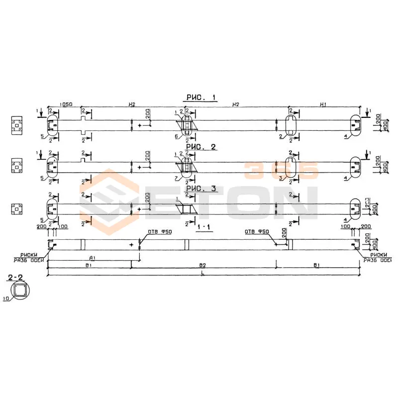 Колонны Серия 1.020-1 3КСД 4,28-1,31/32 (1.020-1)