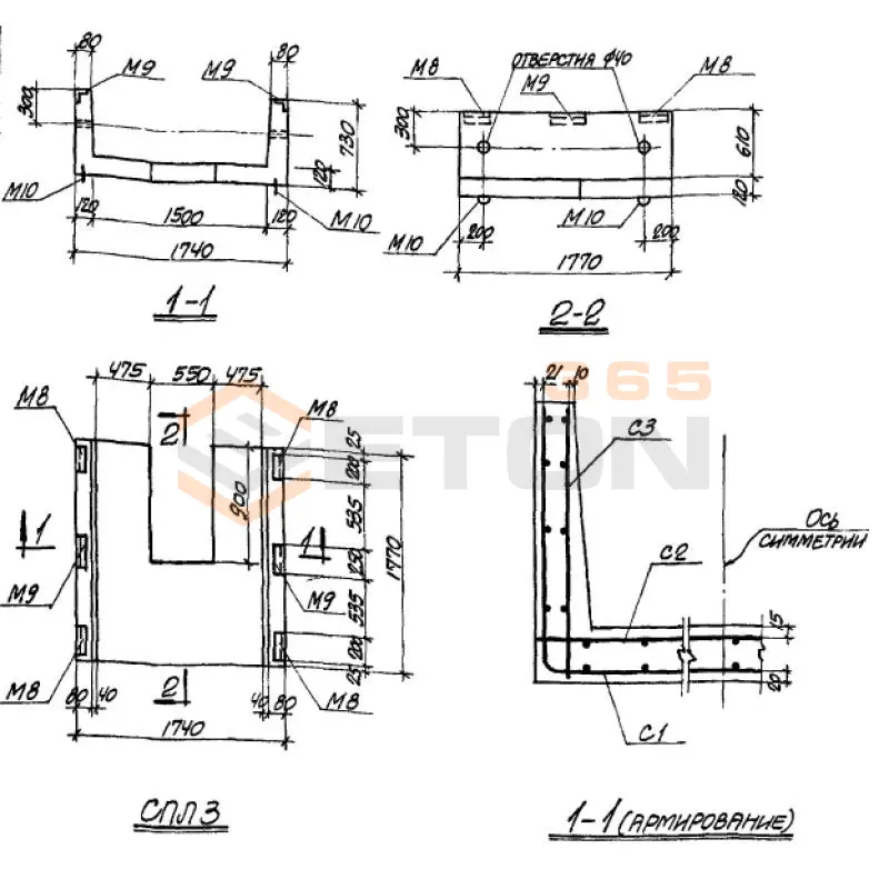 Панели стеновые ТП 905-7 СПЛ 3 (ТП 905-7)