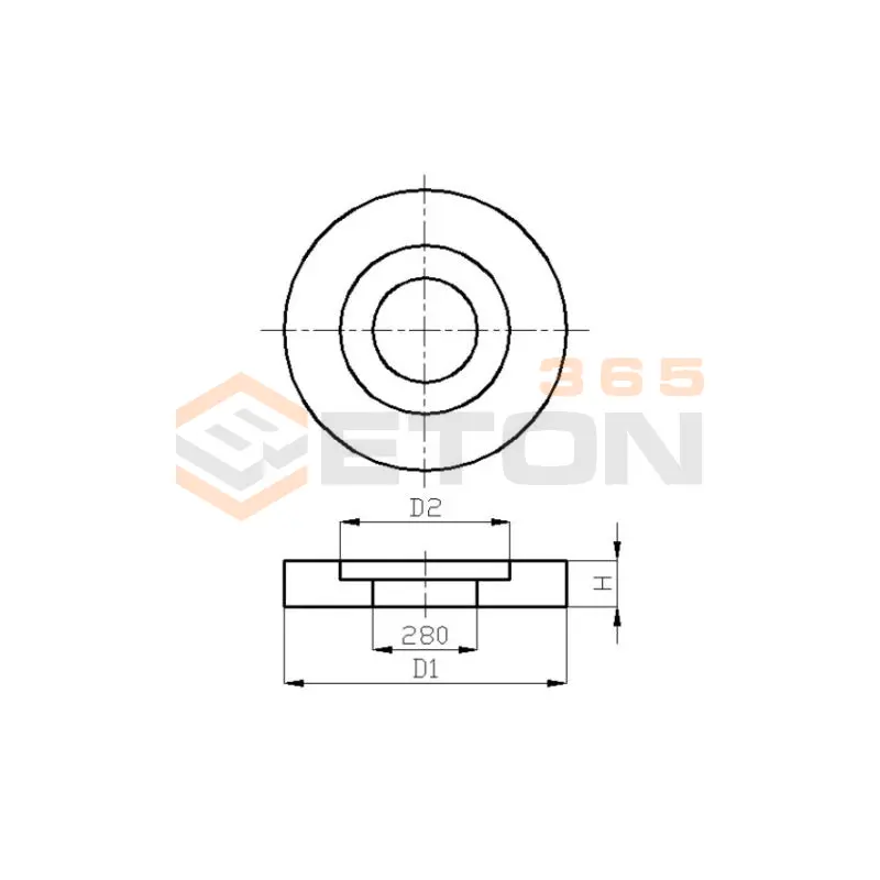 Подушка КИП нефтепроводов Серия 5.905.-32.07 КИП отв диам. 440 мм