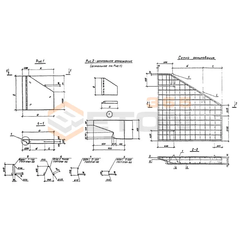 Откосные крылья Серия 503-7-015.90 К 16 л