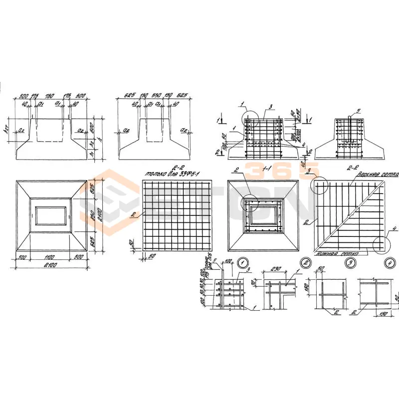 Ростверки Серия 1.411.1-4 32Ф 4-2 (1.411.1-4)