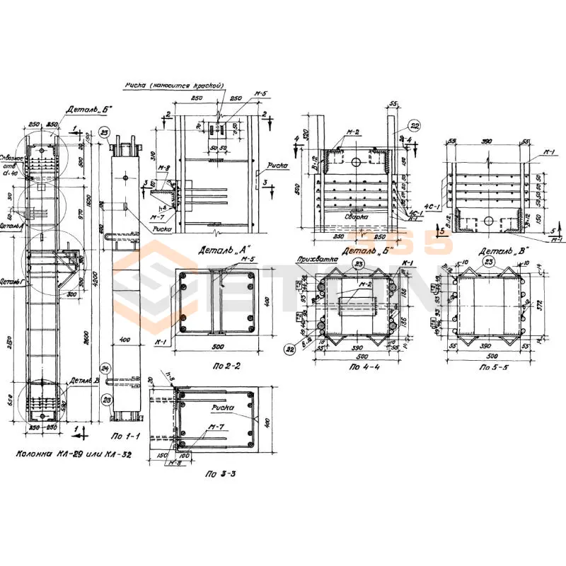 Колонны Серия МПЗ 01-01 КЛ 29 (МПЗ 01-01)