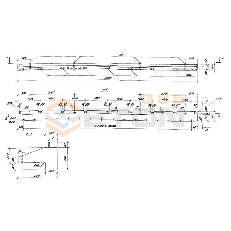 Панели карнизные Серия 1.432.1-22 ПК 120-65 п (1.432.1-22)